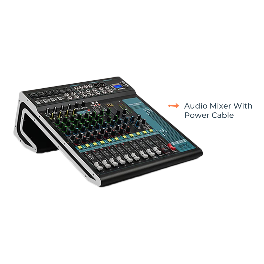 Avideq 12-Channel Professional Mixer Rental in Hyderabad